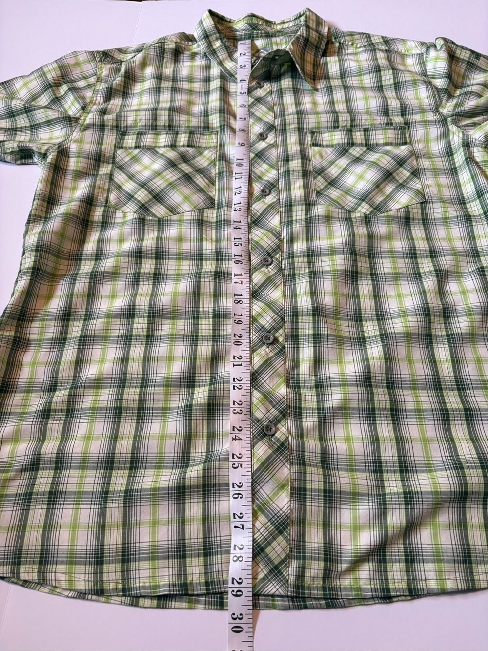 McKINLEY bundle Dry Plus Plaid short sleeve Outdoor Button Up shirts Men’s Sz L - Picture 14 of 14